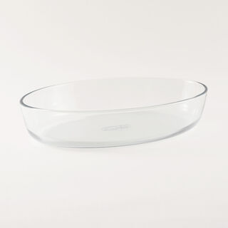 Pyrex 2 Pieces Clear Glass Mixed Roaster Set, 2.2L + 2.7L