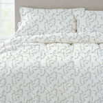 Cottage 6pcs floral sketch comforter set single size 160*240cm image number 1