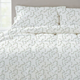 Cottage 6pcs floral sketch comforter set single size 160*240cm