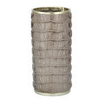 Faux Croc Skin Texture Vase Grey 14.5*14.5*30 Cm image number 2