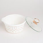 7 Pcs Round Food Warmer With Stand image number 1