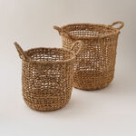 Homez rattan basket 30*30*38cm image number 4