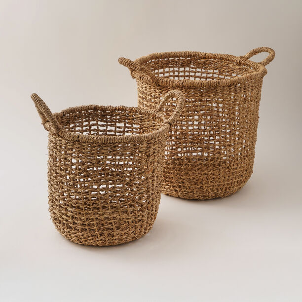 Homez rattan basket 30*30*38cm image number 4