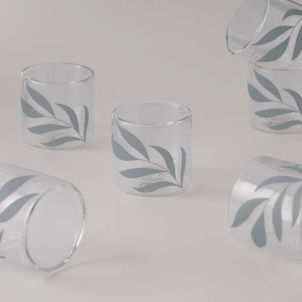 دلتي 6 قطع فناجين قهوة عربية قهوة زجاجية image number 1