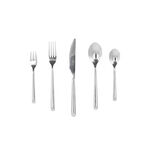 La Mesa silver stainless steel cutlery set 20 pc image number 2