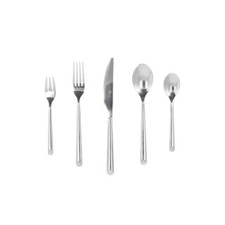 La Mesa silver stainless steel cutlery set 20 pc