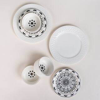  Morrocan 18 Pcs Dinner Set Serve 6 Persons