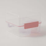 Alberto plastic lunchbox, pink 2460ml image number 1