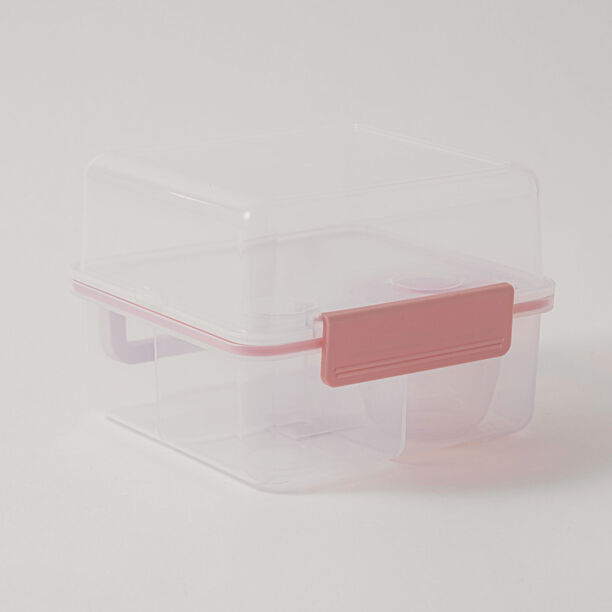 Alberto plastic lunchbox, pink 2460ml image number 1