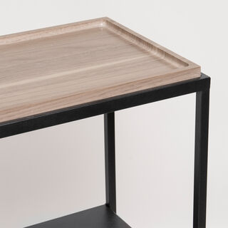 Homez wood and metal console table