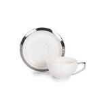 English Coffee Cups Set Silver 100 Ml image number 1