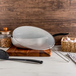 Alberto Steel Splatter Screen Dia:33Cm image number 0