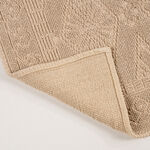 Boutique Blanche Diamond Jacquard 100% Cotton Bathmat 60*90Cm Natural image number 4