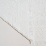 Jacquard/cotton bath towel, beige 70*140 cm image number 1