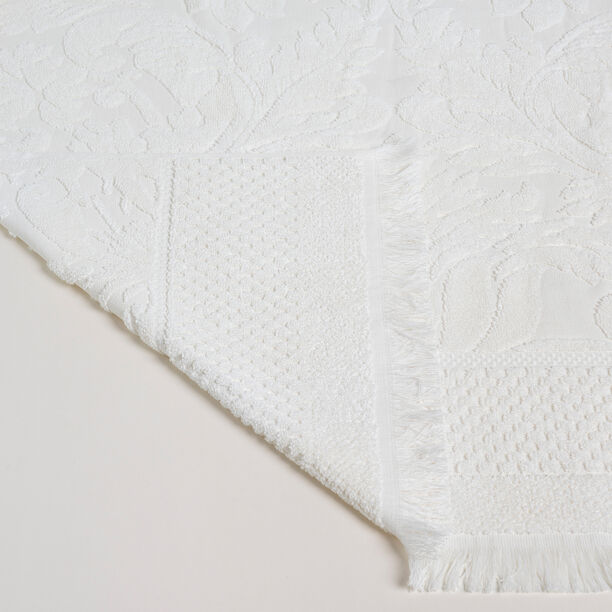 Jacquard/cotton bath towel, beige 70*140 cm image number 1