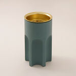 Homez ceramic oud burner Taibah collection, green10.5*10.5*10.5cm image number 0