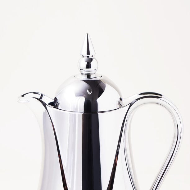 Dallaty Plastic Vacuum Flask Set Of 2, 1L, Silver image number 2