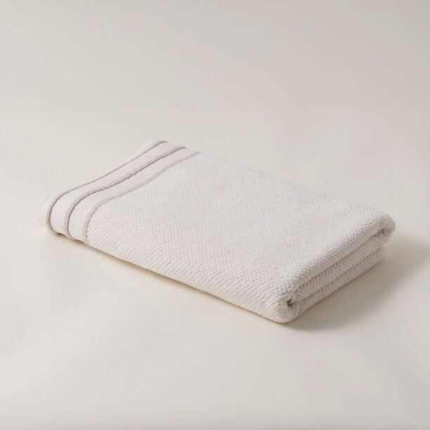 Boutique Blanche jaquard cotton bath towel, white, 140*70cm image number 0