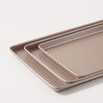 Alberto 3Pcs Baking Tray Set Carbon Steel 13,15,17" image number 1