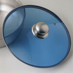 Alberto stainless steel ftypan with lid 30*8.5cm 6.0L, silver image number 5