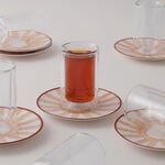 دلتي 12 قطعة طقم استكانات شاي زجاجية image number 0