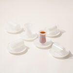 Dallaty tea set 12 pcs double wall glass white image number 3