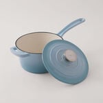 Alberto Enameled Cast Iron Saucepan 2L, Blue image number 0