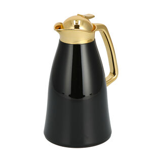 Steel Vacuum Flask Falco Gold And Black 1L