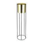 Planter With Stand Gold image number 0