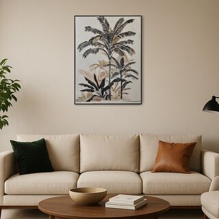 Homez wall art framed pine tree canvas 90*120cm