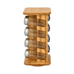 8 Bottles Bamboo Spice Stand image number 3