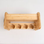 8 Bottles Bamboo Spice Stand image number 3