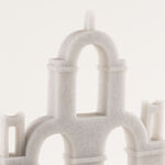 هومز قطعة ديكور أزتك ريزن 27*7*39سم، رمادي image number 3