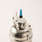 La Mesa silver metal food server with stand 25*20*40 image number 3