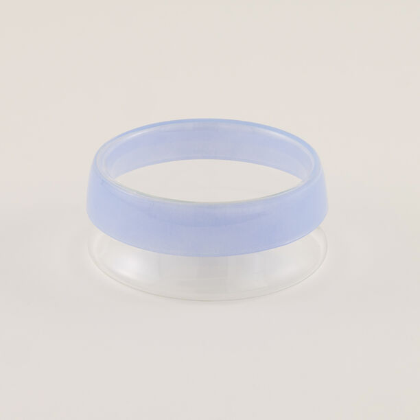 دلتي تمريه زجاج رمادي 12.5*6 سم image number 1