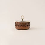 La Mesa small silver metal container 12*12*12 cm image number 0