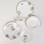 La Mesa white porcelain/glass 20 pc dinner set image number 0