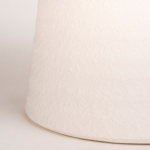 Homez off white ceramic vase 21.5*21.5*32 cm image number 4