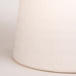 Homez off white ceramic vase 21.5*21.5*32 cm image number 4