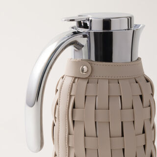 Dallaty stainless steel vacuum flask 1.2L, beige