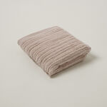 Boutique Blanche jacquard cotton face towel, grey, 50*30cm image number 0