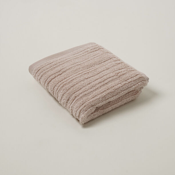 Boutique Blanche jacquard cotton face towel, grey, 50*30cm image number 0