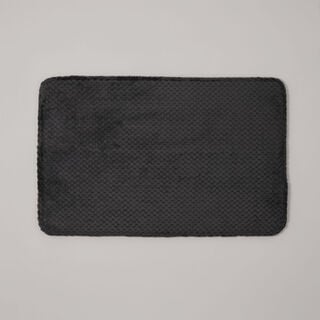 كوتاج دعاسة حمام ميموري فوم بوليستر، أسود 50*80*1.2 سم