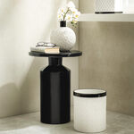 Aluminium Side Table Gun Metal Finish image number 0