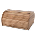 Bamboo Bread Box With Movable Board image number 1