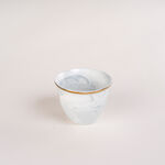 La Mes Grey Marble Arabic Coffee Set 12 Pieces With Gold  image number 1