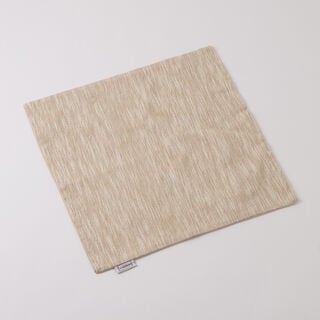 100% Cotton Textured cushion cover Beige 45x45cm