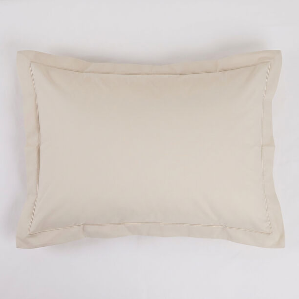 Cottage Cotton Percale 200Tc Pillowcase Set 2 Pcs, Oatmeal 50*75Cm image number 4