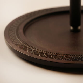 La Mesa Wooden 2Tier Cake Stand Roshn Collection, 26*26*27Cm