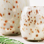 Homez glass jar candle 10*13.75cm, white image number 5
